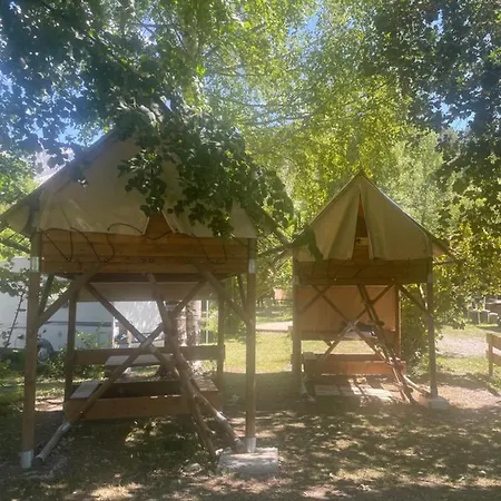 Le Bivouac-Tente Chez Camille Veynes Exterior foto